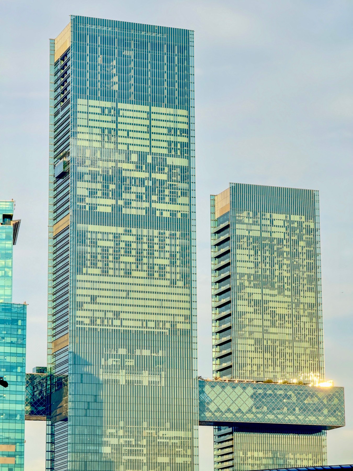 Modern office towers in Singapore